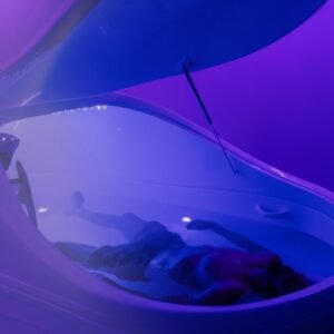 Jornada Equilíbrio no Bóson Spa em Botafogo RJ, experiência de flutuação sensorial combinada com massagem para reequilíbrio físico e mental.