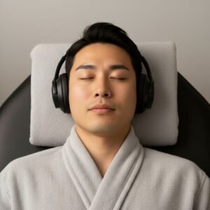 Jornada Vital no Bóson Spa em Botafogo RJ, ritual de bem-estar com terapia binaural, massagens e experiências integrativas para revitalização profunda